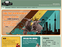 Tablet Screenshot of fadascooters.com